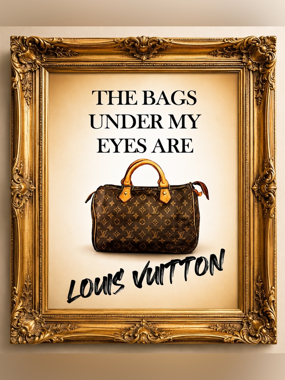 Pick 3 Louis Vuitton Inspired Wall Art Prints | Luxury Fashion Room Office Decor